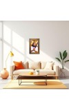 Sri Sri Ravi Shankar Digital Golden Balck Color Photo Frame | Hindu Religious Wall Decor | 10x16 Inches - Inspirational Wall Art For Office, Home Decor - Ideal Spiritual Gift (F16613)