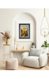 Yellow Cockatoo Photo Wall & Table Frame | 18x22 Inch Black Designer | Perfect For Gifting & Home Decor (F9620)