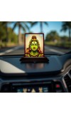 Car Desk/Table Top Lord Shiva Wooden Photo Stand â€“ 3x4 Inches, Compact & Stylish Spiritual Display For Car, Home & Office (Pack Of 1) (F15099)