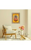 Sri Sri Sadguru Mahima Spiritual Guru Digital Photo In Designer Frame, Size 8x12 Inch | Hindu Religious Picture For Home Temple, Office & Gift | Wall Art & Pooja Decor (F10495)