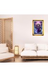 Devi Durga Golden Photo Frame - 18x22 Inches | Elegant Wooden Frame For Home, Office & Temple Decoration | Spiritual Wall & Table Decor And Gift Item (F9739)