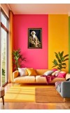 Rabindranath Tagore Big Photo Frame - 20x28 Inches For Home,Temple & Office Decoration (F11212)
