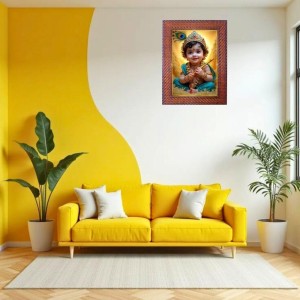 Lord Shiva Photo Frame 21X25 Inch Religious Wall & Table Decor Frame | Lord Shiva Spiritual Photo Frame For Home, Temple & Office | Decorative Hindu God & Goddess Frame (Pack Of 1) (F17969)