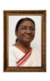 Droupadi Murmu Big Photo Frame - 20x28 Inches For Home,Temple & Office Decoration (F11228)