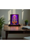 Car Desk/Table Top Lord Ganesha Wooden Photo Stand â€“ 3x4 Inches, Compact & Stylish Spiritual Display For Car, Home & Office (Pack Of 1) (F15090)