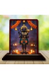 Car Desk/Table Top Lord Hanuman Wooden Photo Stand â€“ 3x4 Inches, Compact & Stylish Spiritual Display For Car, Home & Office (Pack Of 1) (F15057)