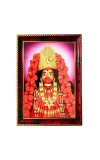 Jai Maa Kali Photo Frame For Wall & Table | 7x9 Inch Golden Cherry Finish | Decorative Jai Maa Kali Photo Frame For Home, Office & Pooja Room (F11390)