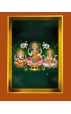 Golden Photo Frame - 10x14 Inches | Elegant Wooden Frame For Home, Office & Temple Decoration | Spiritual Wall & Table Decor and Gift Item