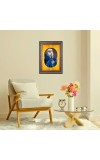 Saadhguru Spiritual Guru Digital Photo In Designer Frame, Size 8x12 Inch | Hindu Religious Picture For Home Temple, Office & Gift | Wall Art & Pooja Decor (F10475)
