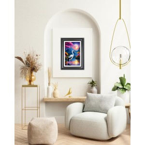Swan Photo Wall & Table Frame | 14x18 Inch Black Designer | Perfect For Gifting & Home Decor (F9617) Swan Photo Wall & Table Frame | 14x18 Inch Black Designer | Perfect For Gifting & Home Decor (F9617)