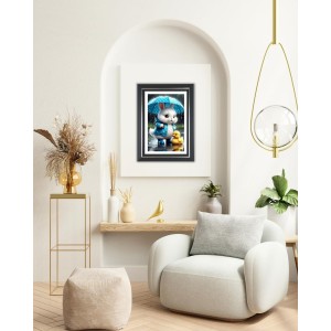 Rabbit And Duck Photo Wall & Table Frame | 14x18 Inch Black Designer | Perfect For Gifting & Home Decor (F9573) Rabbit And Duck Photo Wall & Table Frame | 14x18 Inch Black Designer | Perfect For Gifting & Home Decor (F9573)