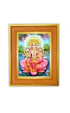 Panchmukhi Lakhsmi Photo Frame 12x16 Inches-Brown Wooden Frame For Home, Office & Temple Decoration And Gifting (F6470)