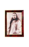 Paramahansa Yogananda Photo Frame For Wall & Table | 7x9 Inch Golden Cherry Finish | Decorative Paramahansa Yogananda Photo Frame For Home, Office & Pooja Room (F11639)