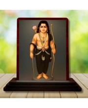 Car Desk/Table Top Lord Murgun Wooden Photo Stand â€“ 3x4 Inches, Compact & Stylish Spiritual Display For Car, Home & Office (Pack Of 1) (F15149)