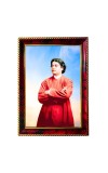 Swami Vivekananda Photo Frame For Wall & Table | 7x9 Inch Golden Cherry Finish | Decorative Swami Vivekananda Photo Frame For Home, Office & Pooja Room (F11555)