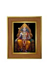 Shree Raam Photo Frame 18x22 Inches-Brown Wooden Frame For Home, Office & Temple Decoration And Gifting (F6393)