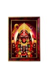 Goddess Kali Photo Frame For Wall & Table | 7x9 Inch Golden Cherry Finish | Decorative Goddess Kali Photo Frame For Home, Office & Pooja Room (F11582)