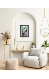 Colorful Birds On A Branch Photo Wall & Table Frame | 10x14 Inch Black Designer | Perfect For Gifting & Home Decor (F9655)