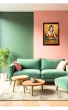 Lord Shiva Photo Frame For Wall & Table | 7x9 Inch Golden Cherry Finish | Decorative Lord Shiva Photo Frame For Home, Office & Pooja Room (F11767)