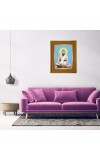 Ramkrishnaa Photo Frame 10x14 Inches-Brown Wooden Frame For Home, Office & Temple Decoration And Gifting (F6353)