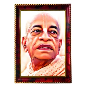 Swami Srila Prabhupada Ji Photo Frame For Wall & Table | 7x9 Inch Golden Cherry Finish | Decorative Swami Srila Prabhupada Ji Photo Frame For Home, Office & Pooja Room (F11526) Swami Srila Prabhupada Ji Photo Frame For Wall & Table | 7x9 Inch Golden Cherry Finish | Decorative Swami Srila Prabhupada Ji Photo Frame For Home, Office & Pooja Room (F11526)