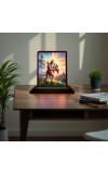 Car Desk/Table Top Lord Hanuman And Rama And Sita Wooden Photo Stand 3x4 Inches, Compact & Stylish Spiritual Display For Car, Home & Office (Pack Of 1) (F14304)