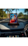Car Desk/Table Top Yashodha With Krishna Wooden Photo Stand 3x4 Inches, Compact & Stylish Spiritual Display For Car, Home & Office (Pack Of 1) (F14521)