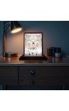 Car Desk/Table Top Lord Jagannath Wooden Photo Stand 3x4 Inches, Compact & Stylish Spiritual Display For Car, Home & Office (Pack Of 1) (F14597)