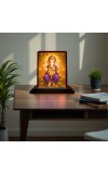 Car Desk/Table Top Lord Ganesha Wooden Photo Stand 3x4 Inches, Compact & Stylish Spiritual Display For Car, Home & Office (Pack Of 1) (F14513)