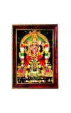 Goddess Angalamman (Angala Parameswari) Photo Frame For Wall & Table | 7x9 Inch Golden Cherry Finish | Decorative Goddess Angalamman (Angala Parameswari) Photo Frame For Home, Office & Pooja Room (F