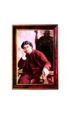 Guru Vivekananda Photo Frame For Wall & Table | 7x9 Inch Golden Cherry Finish | Decorative Guru Vivekananda Photo Frame For Home, Office & Pooja Room (F11314)