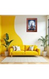 Lord Ram Photo Frame Religious Wall & Table Decor Frame | Lord Ram Spiritual Photo Frame For Home, Temple & Office | Decorative Hindu God & Goddess Frame (Pack Of 1) (F17976)