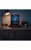 Car Desk/Table Top Lord Shiva Wooden Photo Stand 3x4 Inches, Compact & Stylish Spiritual Display For Car, Home & Office (Pack Of 1) (F14256)