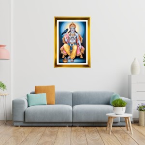 Shani Dev Golden Photo Frame - 14x18 Inches | Elegant Wooden Frame For Home, Office & Temple Decoration | Spiritual Wall & Table Decor And Gift Item (F9528) Shani Dev Golden Photo Frame - 14x18 Inches | Elegant Wooden Frame For Home, Office & Temple Decoration | Spiritual Wall & Table Decor And Gift Item (F9528)