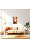 Lord Ganesha Digital Golden Balck Color Photo Frame | Hindu Religious Wall Decor | 10x16 Inches - Inspirational Wall Art For Office, Home Decor - Ideal Spiritual Gift (F16577)