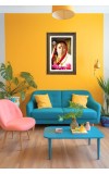 Maa Sarada Big Photo Frame - 20x28 Inches For Home,Temple & Office Decoration (F10769)