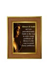 Lord Buddha Photo Frame 16x20 Inches-Brown Wooden Frame For Home, Office & Temple Decoration And Gifting (F6308)