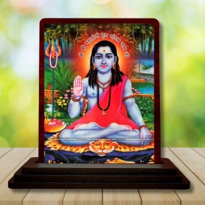 Car Desk/Table Top Gorakhnath Ji Wooden Photo Stand 3x4 Inches, Compact & Stylish Spiritual Display For Car, Home & Office (Pack Of 1) (F14134) Car Desk/Table Top Gorakhnath Ji Wooden Photo Stand 3x4 Inches, Compact & Stylish Spiritual Display For Car, Home & Office (Pack Of 1) (F14134)