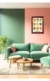 Graha Elements Photo Frame For Wall & Table | 7x9 Inch Golden Cherry Finish | Decorative Graha Elements Photo Frame For Home, Office & Pooja Room (F11774)