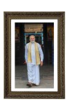 Vertical16X24 Inches Frame Big Photo Frame - 20x28 Inches For Home,Temple & Office Decoration (F10844)