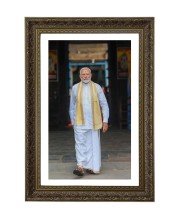 Vertical16X24 Inches Frame Big Photo Frame - 20x28 Inches For Home,Temple & Office Decoration (F10844)