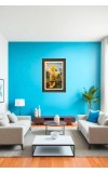 Golden Parakeet Big Photo Frame - 20x28 Inches For Home,Temple & Office Decoration (F11040)