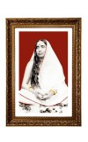 Shree Maa Sarada Devi Big Photo Frame - 20x28 Inches For Home,Temple & Office Decoration (F11162)