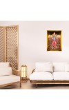 Lord Raam Golden Photo Frame - 10x14 Inches | Elegant Wooden Frame For Home, Office & Temple Decoration | Spiritual Wall & Table Decor And Gift Item (F9725)