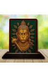 Car Desk/Table Top Lord Shiva Wooden Photo Stand â€“ 3x4 Inches, Compact & Stylish Spiritual Display For Car, Home & Office (Pack Of 1) (F15155)