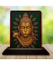 Car Desk/Table Top Lord Shiva Wooden Photo Stand â€“ 3x4 Inches, Compact & Stylish Spiritual Display For Car, Home & Office (Pack Of 1) (F15155)