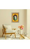 Oshoo Spiritual Guru Digital Photo In Designer Frame, Size 8x12 Inch | Hindu Religious Picture For Home Temple, Office & Gift | Wall Art & Pooja Decor (F10496)