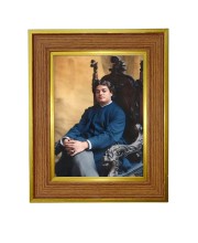 Swami Vivekananda Photo Frame 10x14 Inches-Brown Wooden Frame For Home, Office & Temple Decoration And Gifting (F6280)
