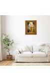 Lord Radha And Krishna Photo Frame 10x14 Inches-Brown Wooden Frame For Home, Office & Temple Decoration And Gifting (F6253)