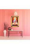 Ved Vyasa Golden Photo Frame - 16x20 Inches | Elegant Wooden Frame For Home, Office & Temple Decoration | Spiritual Wall & Table Decor And Gift Item (F9677)